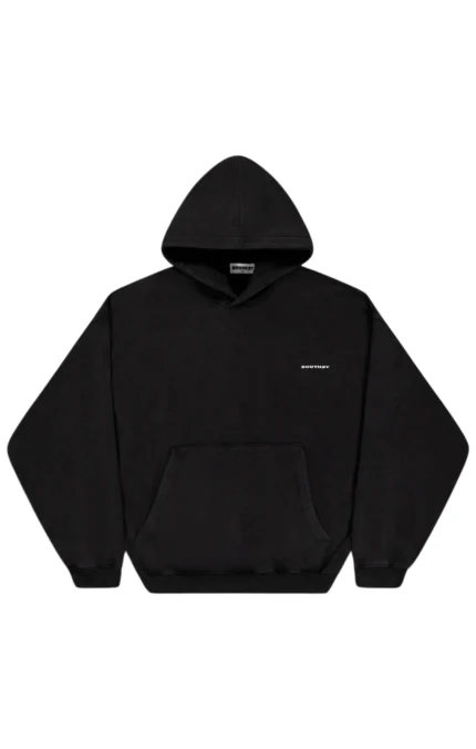 southsta FORM HOODY Washed Black
