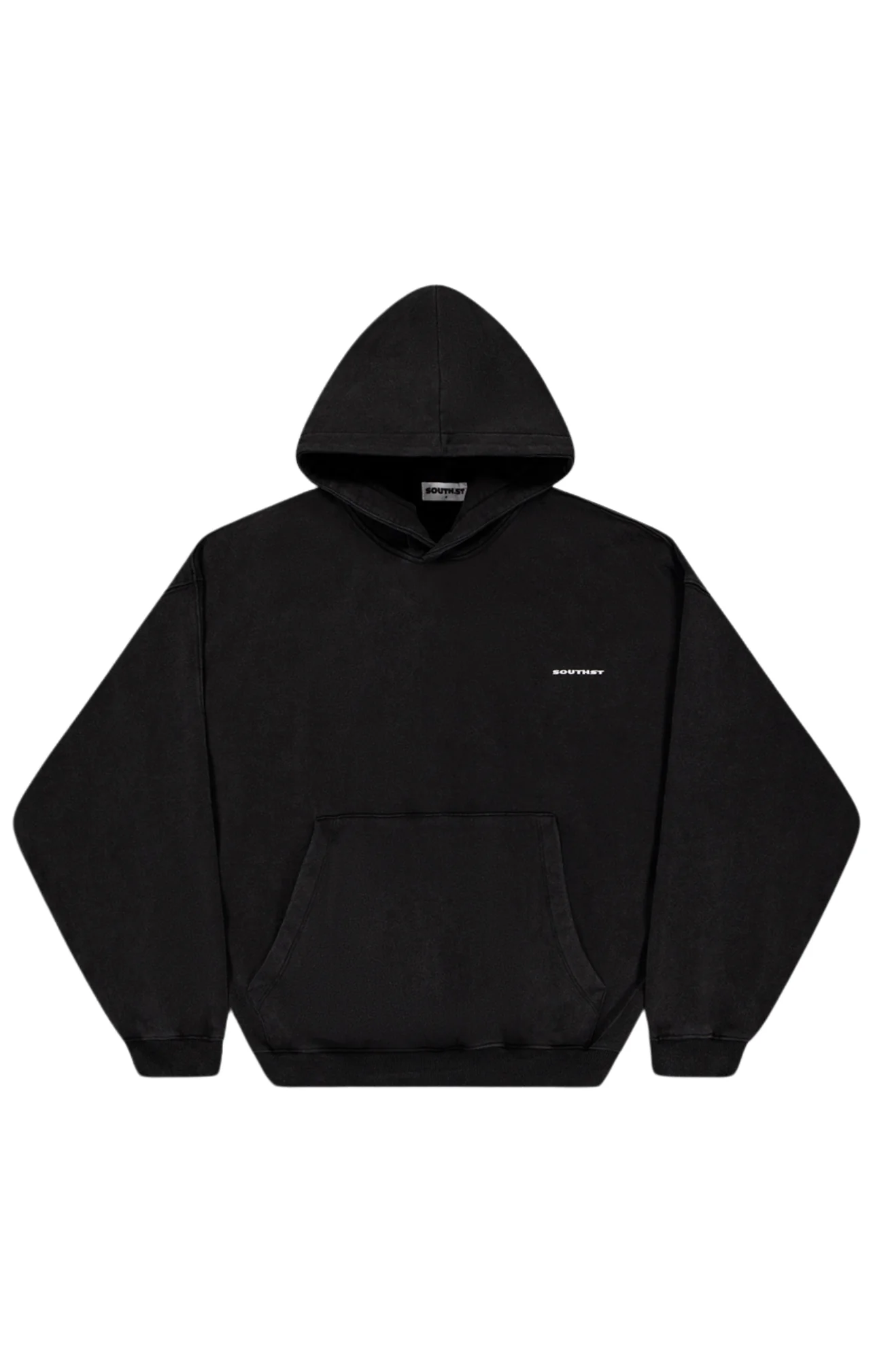 southsta FORM HOODY Washed Black southsta FORM HOODY Washed Black