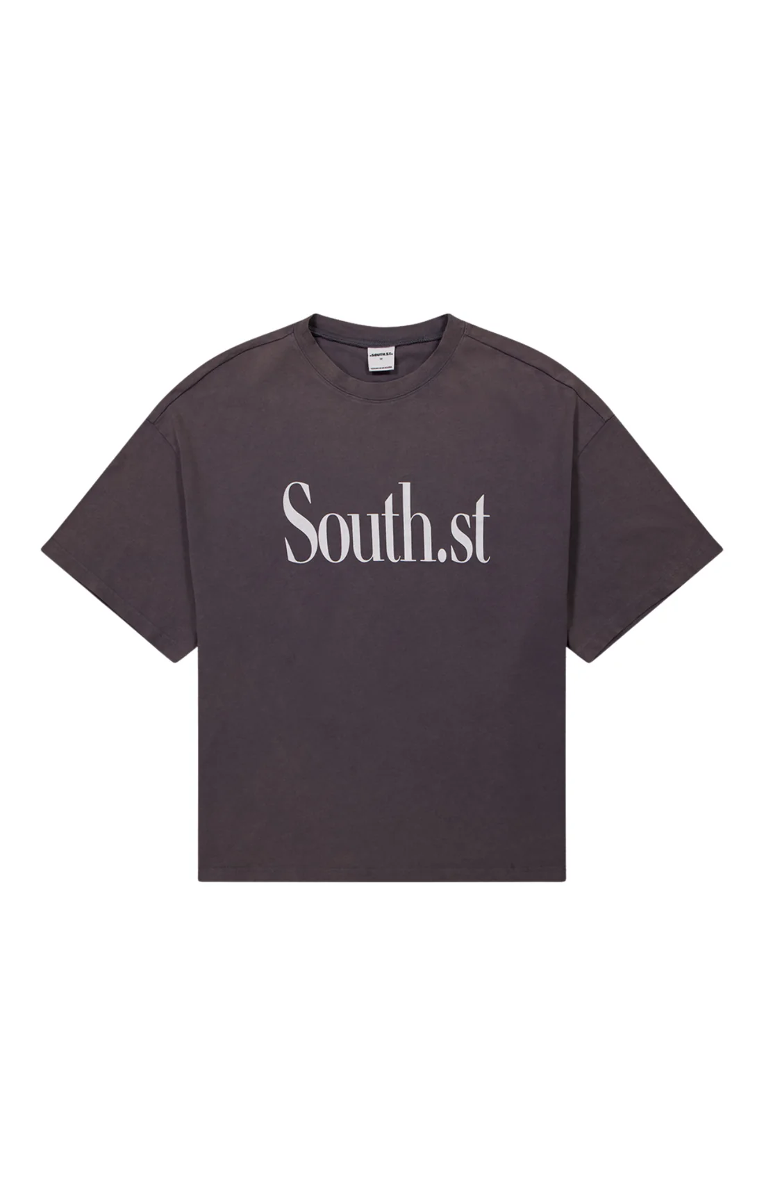 SOUTH TEE - Washed Navy Grey SOUTH TEE - Washed Navy Grey